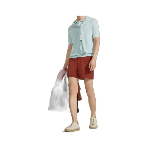 Zegna 232 Road Brand Mark Swim Trunks