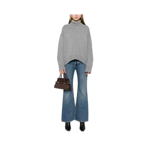 High-Necked Knitted Sweater
