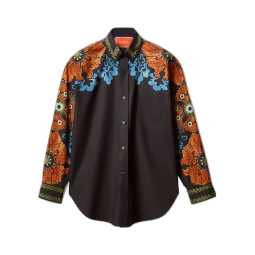 Floral-Print Shirt
