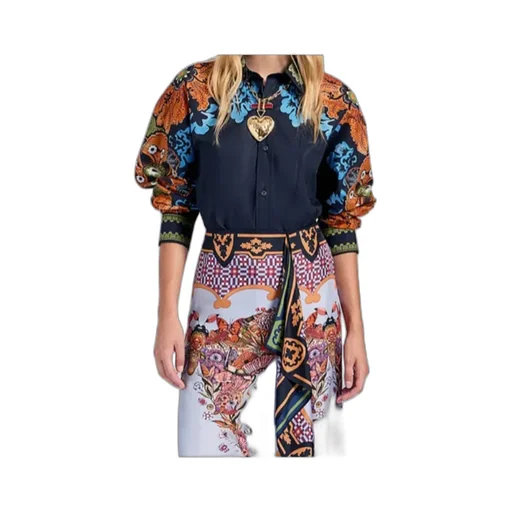 Floral-Print Shirt