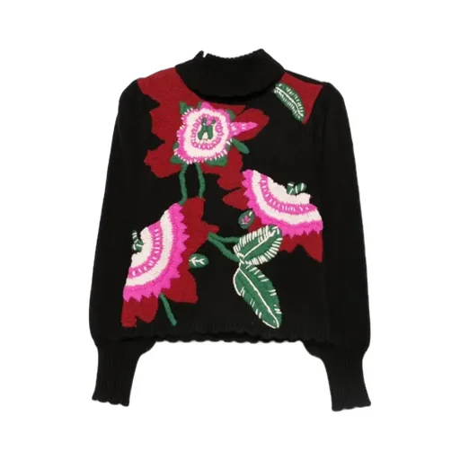 Floral Knit Sweater