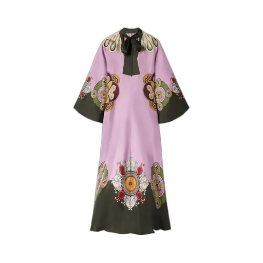 Bell-Sleeve Maxi Dress