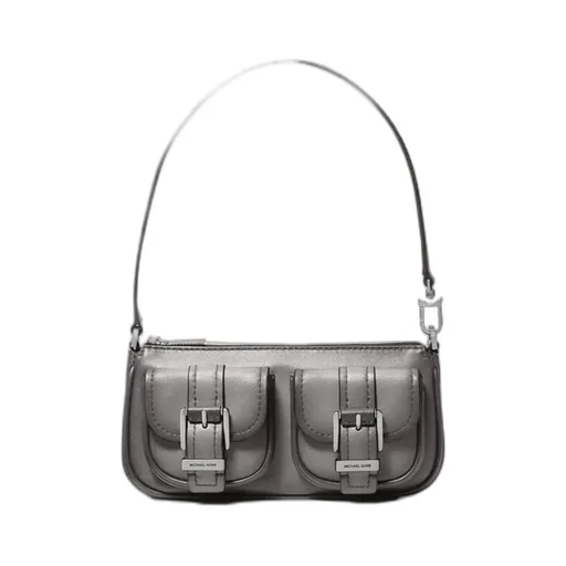 Buckle-Pocket Shoulder Bag