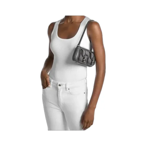 Buckle-Pocket Shoulder Bag