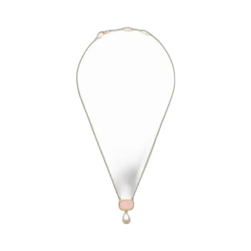 Valentino Ovalette Embellished Necklace
