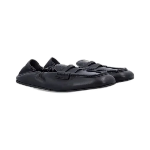 Elastic-Panel Loafers