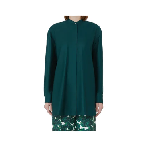Oversized Cotton Satin Shirt