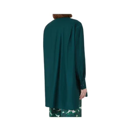 Oversized Cotton Satin Shirt