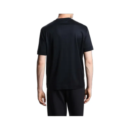 Emporio Armani Logo Embroidered Crewneck T-Shirt