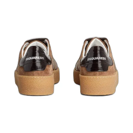 Rapper's Delight Suede-Leather Striped Sneakers