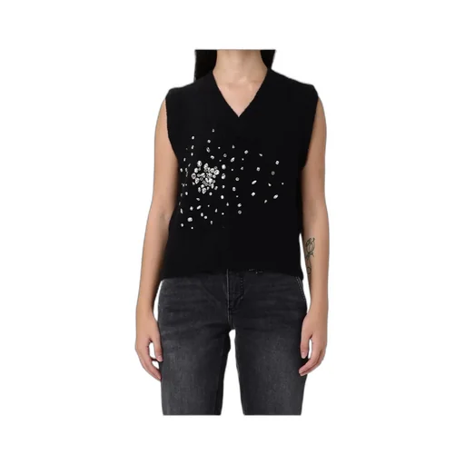 Embellished V-Neck Vest
