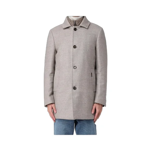 Long-Sleeved Button-Down Jacket