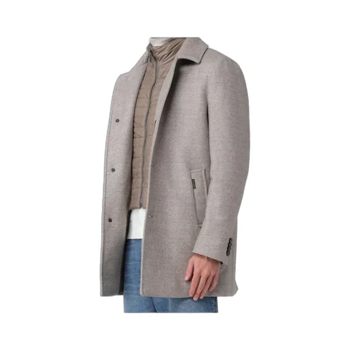 Long-Sleeved Button-Down Jacket