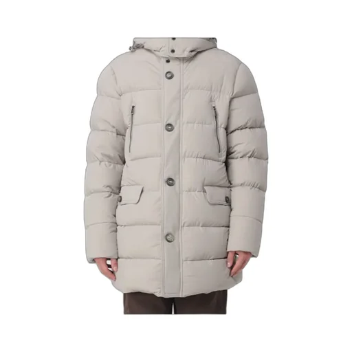 Long-Sleeved Hooded Cotton Jacket