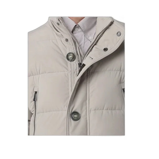 Long-Sleeved Hooded Cotton Jacket