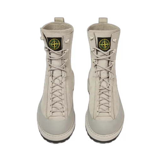 Hiking Boot With Dual Lacing And Lug Sole