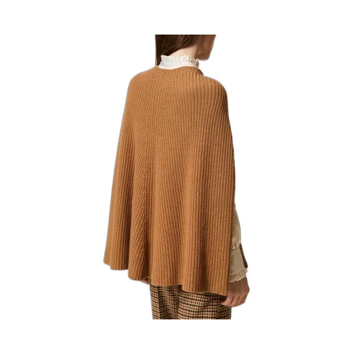 Twinset Ribbed Cape