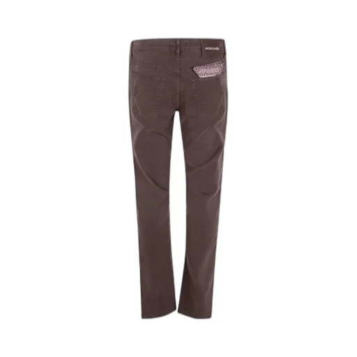 Jacob Cohen Logo Patch Pocket-Detail Trousers