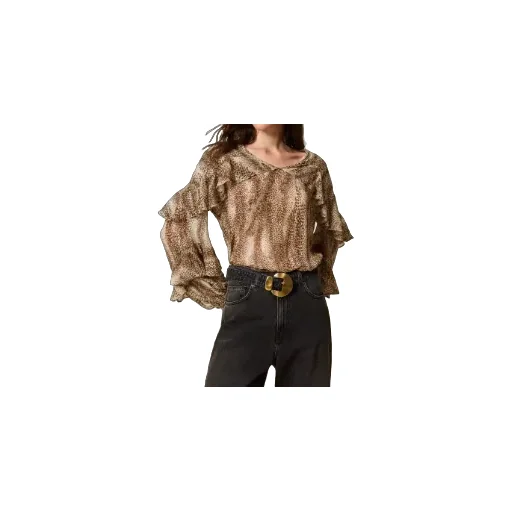 Ruffle-Detail Top