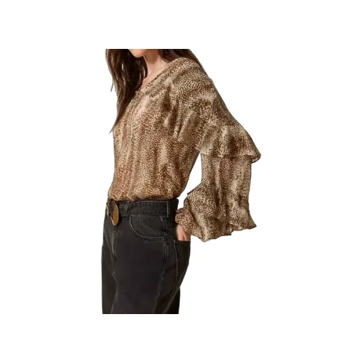 Ruffle-Detail Top
