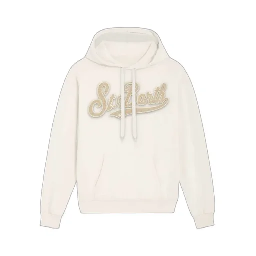 Mc2 Saint Barth Logo Detailed Drawstring Hoodie