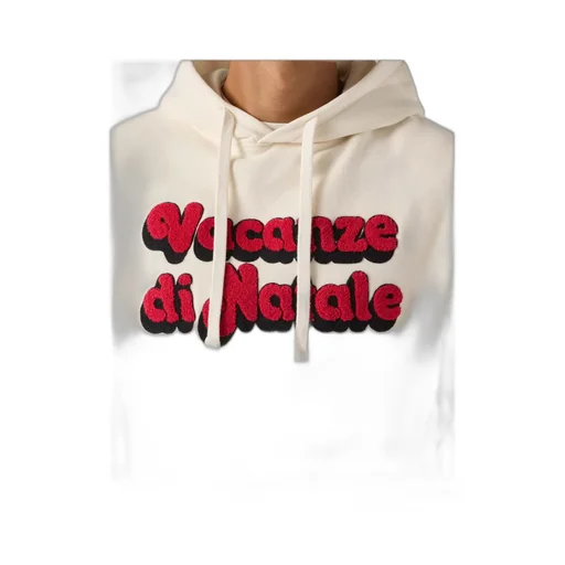 Mc2 Saint Barth Vacanze Di Natale Printed Drawstring Hoodie