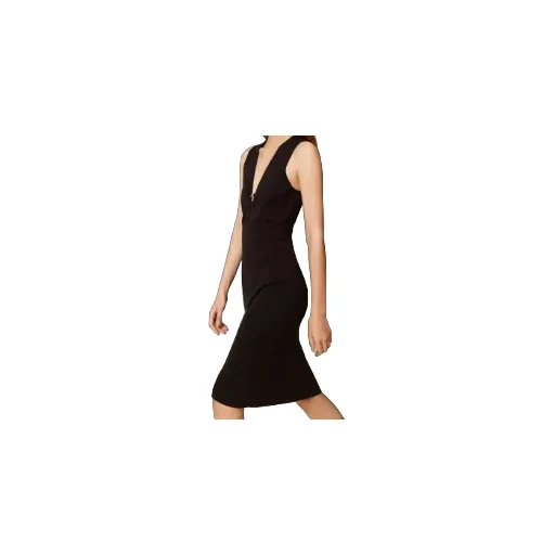 V-Neck Sleeveless Dress