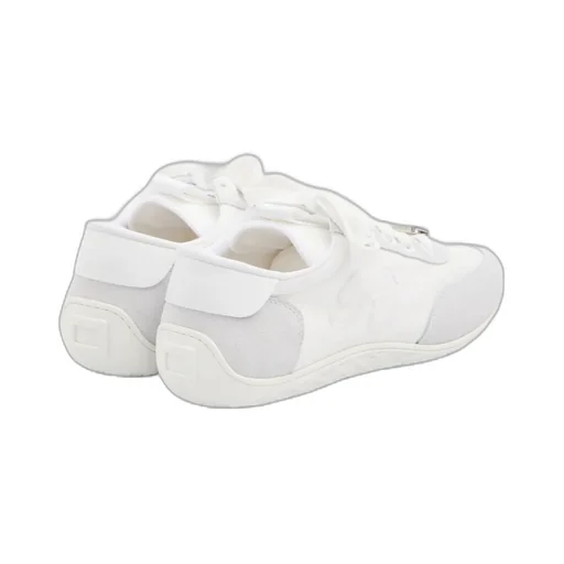 Embroidered Buckle Sneakers