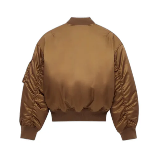 Saint Laurent Zip-Up Padded Bomber Jacket