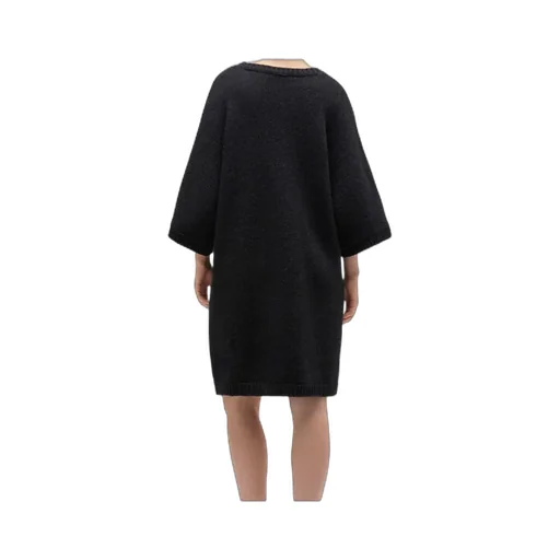 Dark Grey Wool Mix Dress