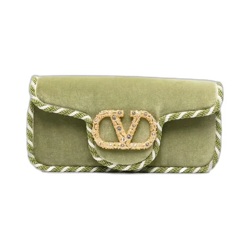 Locò Embellished-Trim Clutch Bag