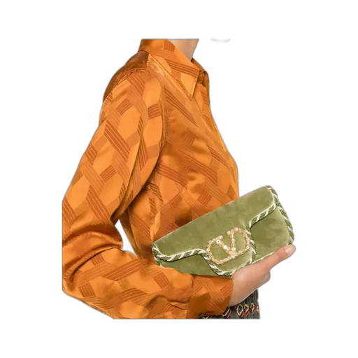Locò Embellished-Trim Clutch Bag