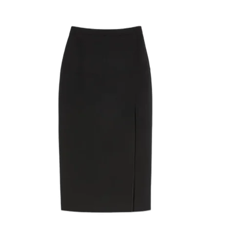 Valentino Side Slit Midi Skirt