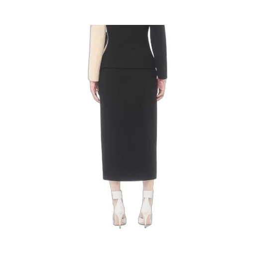 Valentino Side Slit Midi Skirt