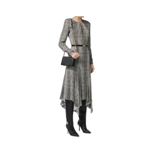 Elisabetta Franchi Printed Georgette Dress