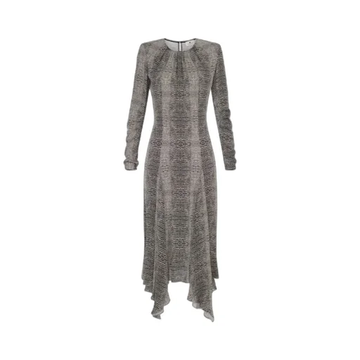 Elisabetta Franchi Printed Georgette Dress