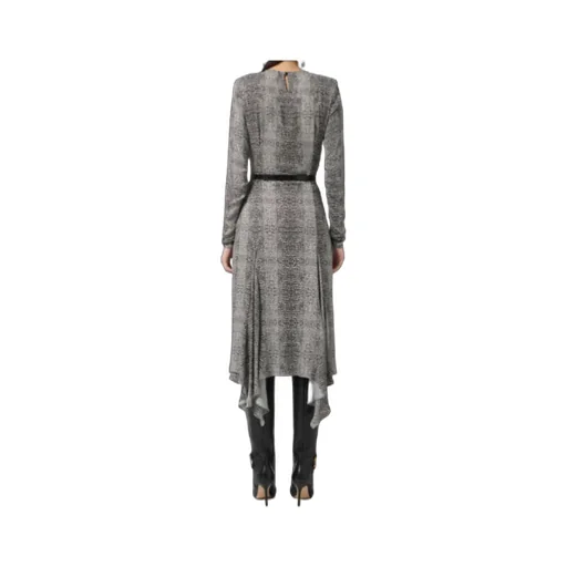 Elisabetta Franchi Printed Georgette Dress