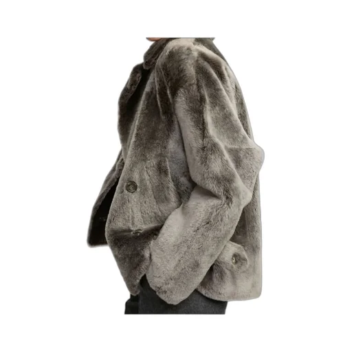Shearling Pea Jacket