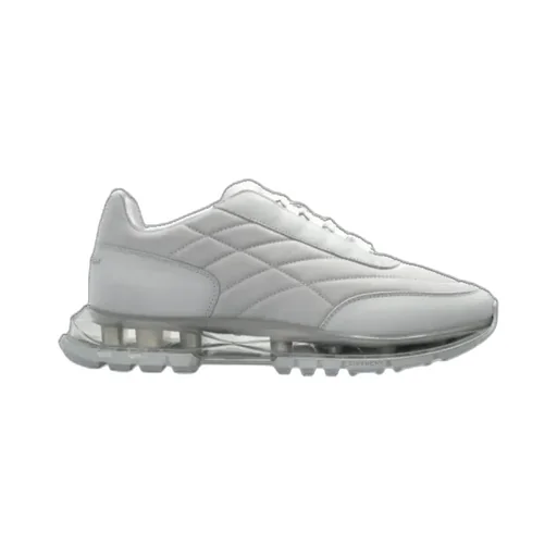 Quilted Translucent-Sole Sneakers
