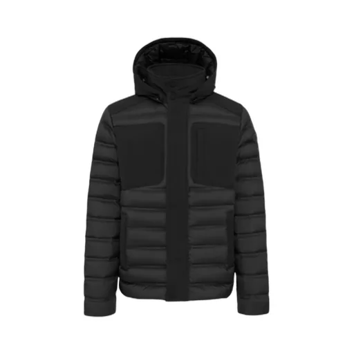 Seamless Down Jacket With Removable Hood