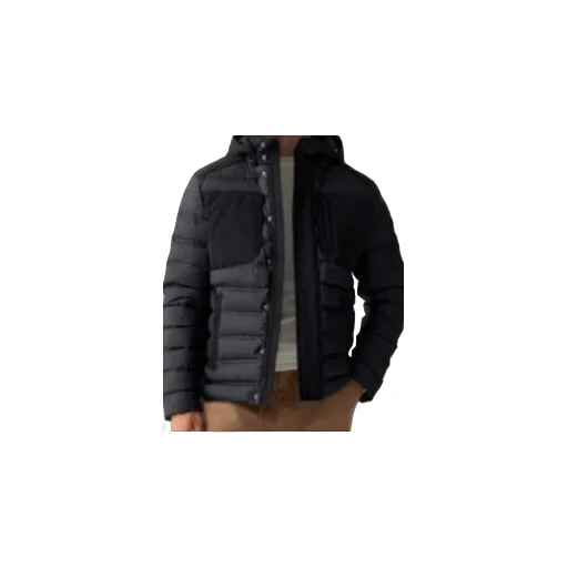 Seamless Down Jacket With Removable Hood