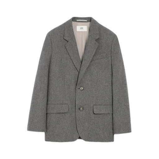 Ami Paris Single Breasted Long Sleeved Jacket