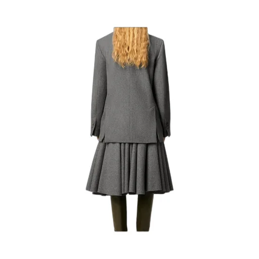 Ami Paris Single Breasted Long Sleeved Jacket