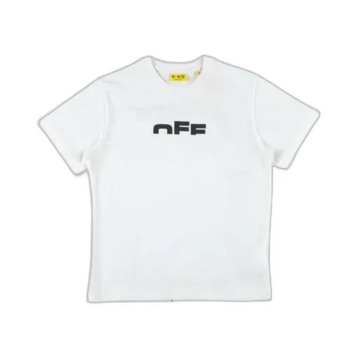 Off-White Kids Logo Printed Crewneck T-Shirt