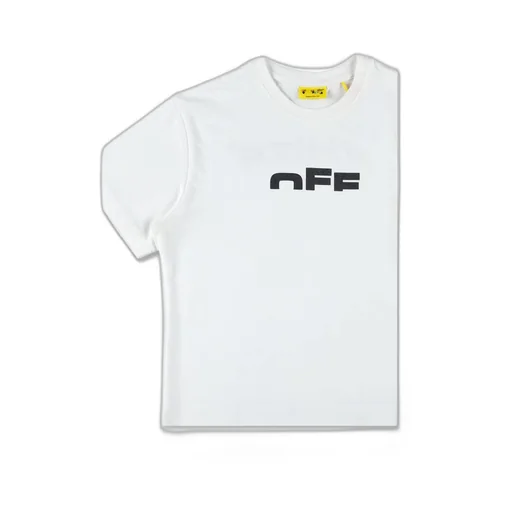 Off-White Kids Logo Printed Crewneck T-Shirt