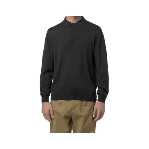 Long-Sleeved Polo Shirt