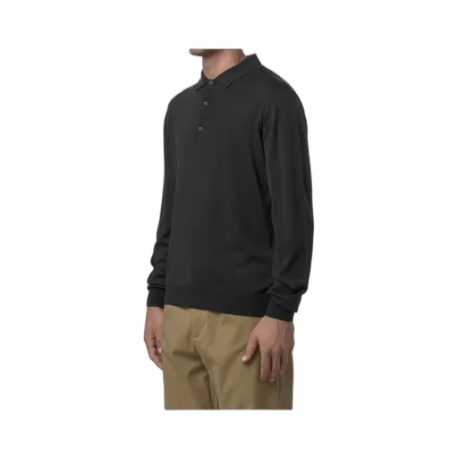Long-Sleeved Polo Shirt