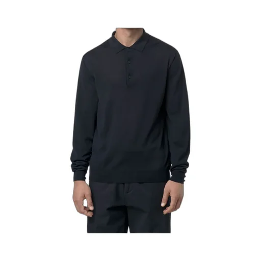 Long-Sleeved Polo Shirt