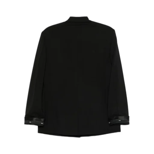 Msgm Single Breasted Long Sleeved Jacket