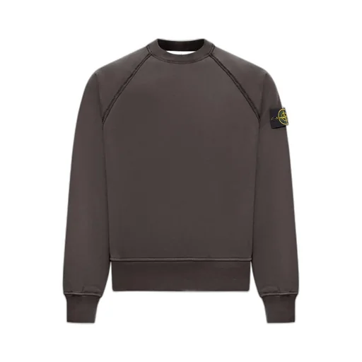 Stone Island Logo Patch Crewneck Sweatshirt